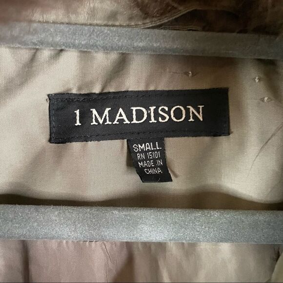 1 Madison Down and Feather Long Puffy Parka Coat Raccoon Trim Hood - Picture 4 of 8